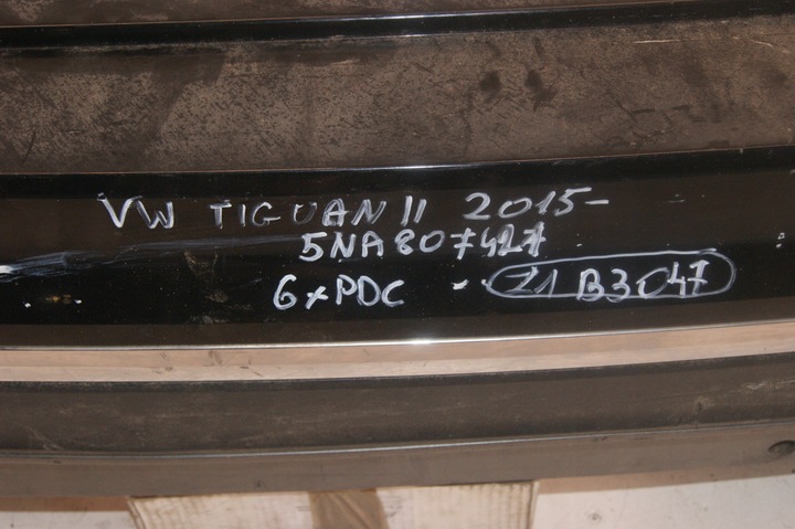 фото №6, Vw tiguan ii 2 2015- бампер задний зад 5na807421