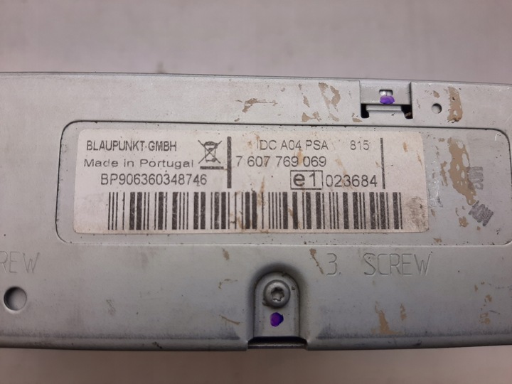 фото №11, Радио cd citroen c4 picasso 96629712xt