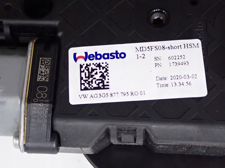 фото №13, Люк панорама жалюзи комплектная оригинал европа vw t-roc 20r