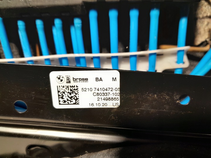 фото №13, Bmw x7 g07 x6 g06 x5 g05 сиденье каркас рама правый перед массаж комфорт