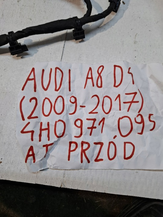 фото №8, Жгут бампера перед audi a8 d4 2013r 4h0971095 4xpdc