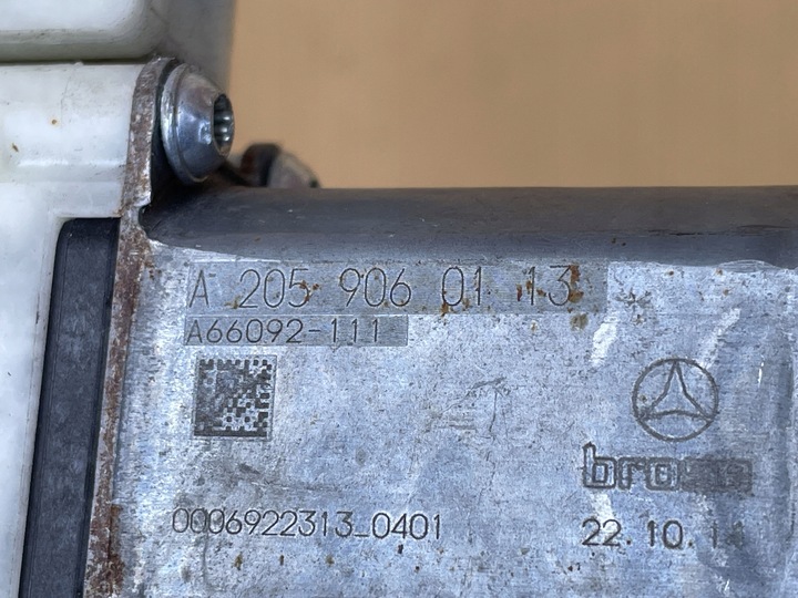 фото №6, Mercedes c-klasa w205 двигунчик скла праві перед