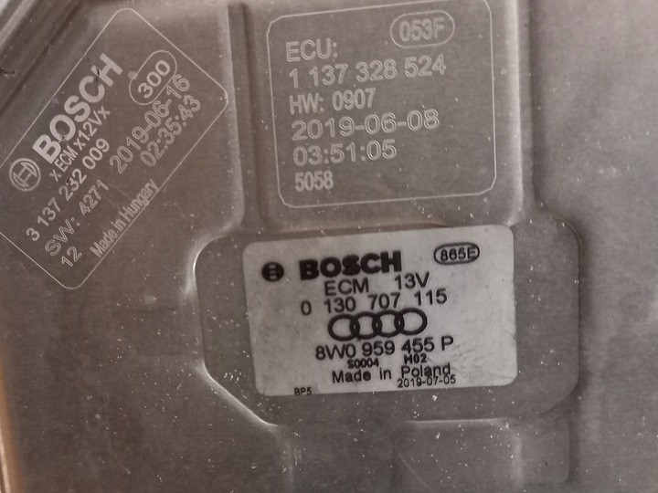 фото №7, Вентилятори audi a4 a5 a6 4k a7 a8 q7 q8 8w0121003d 8w0959455p 8w0959455ab