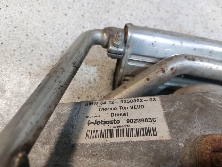 фото №3, Bmw f10 f11 набор вебасто термо top vevo дизель 9250302