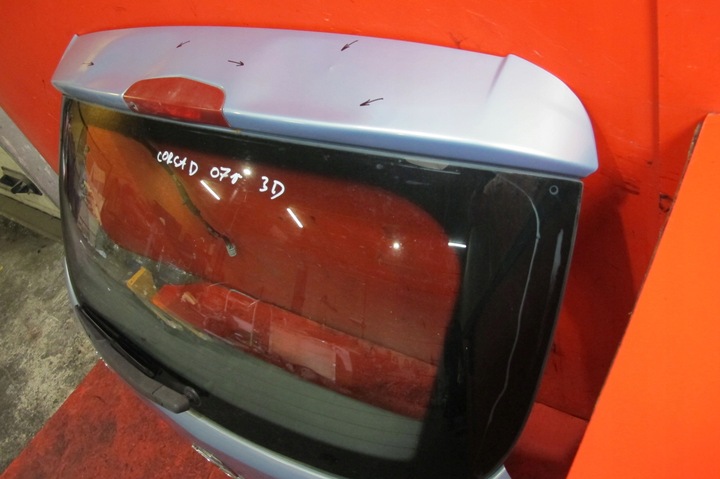 фото №3, Opel corsa d 3d 3 двері кришка скло багажника зад задня z21c