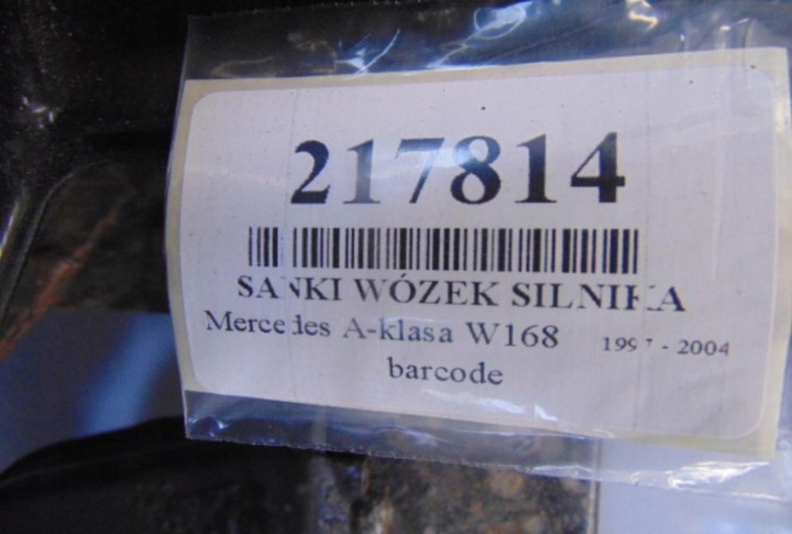 фото №8, Mercedes a класс w168 1.6b подрамник тележка двигателя