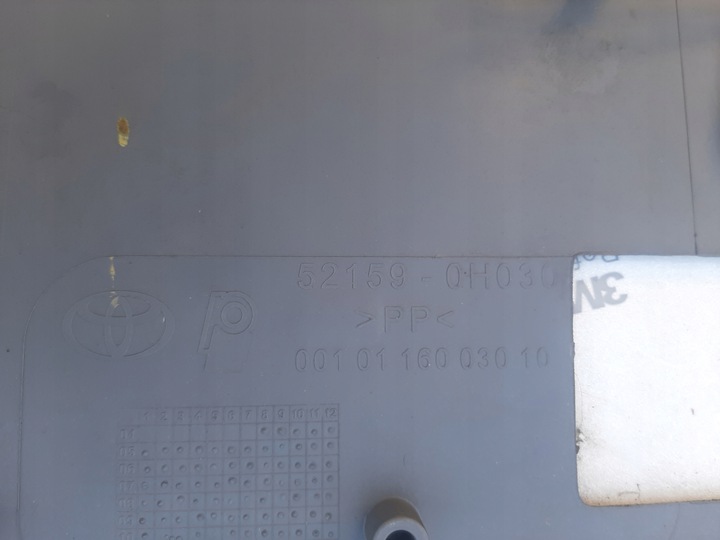 фото №16, Бампер задній toyota aygo i рестайлінг 2008-2012 колір 1e0 3d 3 двері