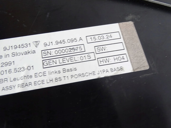 фото №8, Лампи задні porsche taycan база комплект 9j1945082b base1