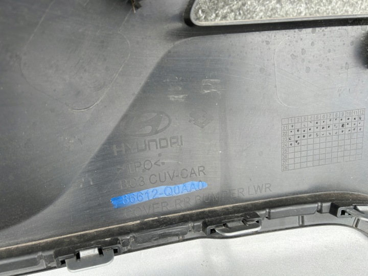 фото №8, Бампер заднее hyundai bayon 86612-q0aa0
