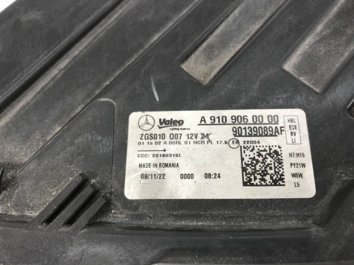 фото №12, Mercedes sprinter w910 a910 фара передняя левая a9109060000