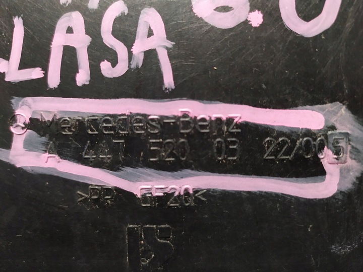 фото №10, Mercedes vito v клас w447 eqv 2019- плита захист двигуна a4475200322