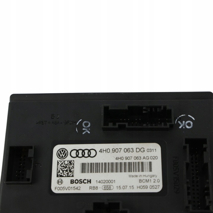 фото №12, Audi a7 4g bcm модуль блок управления  комфорта ecu 4h0907063dg