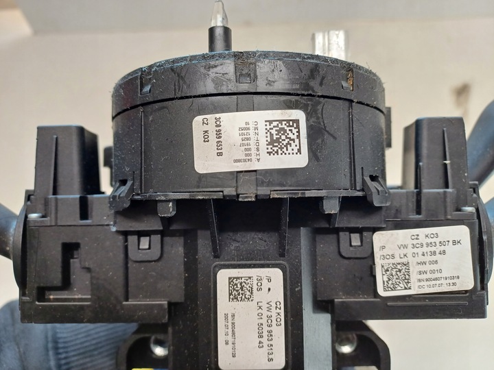 фото №8, Vw passat b6 05- перемикач комбінований підкермові важелі стрічка змотувач 3c9953513s