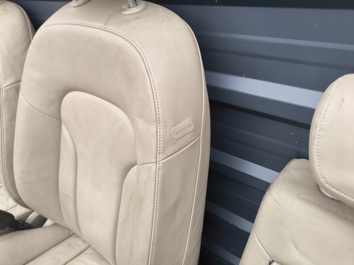 фото №15, Сиденье сиденья audi q5 8r кожа 2008-2016 светлый комплект !!!