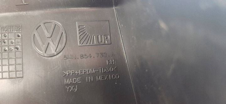 фото №8, Vw tiguan 2015-2022 молдинг крила права перед 5nn854732a