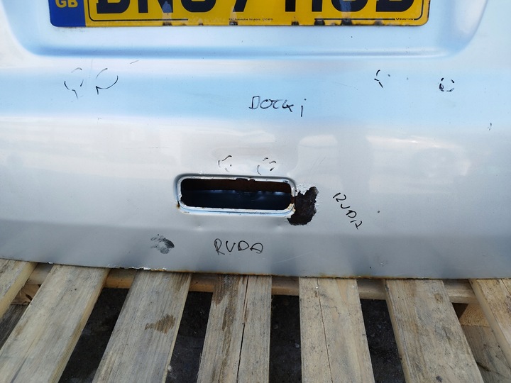 фото №7, Кришка багажника зад vw transporter t5 срібна