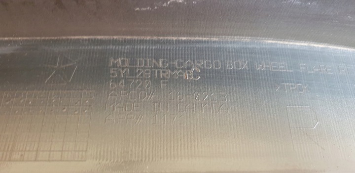 фото №10, Dodge ram v накладка планка na крыло зад правая