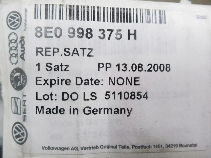 фото №9, Блок керування abs audi a4 a6 a8 passat b5 8e0998375h