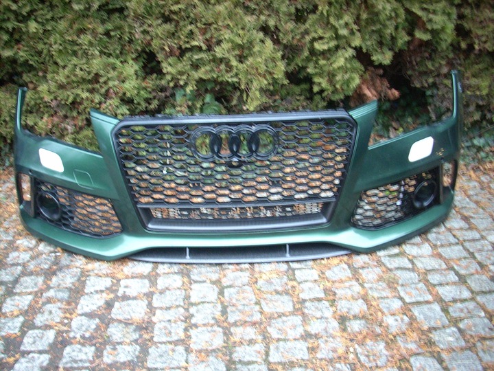 фото №10, Audi rs7 4g8 перед оригінальний бампер переднє '' карбон '' ew решітка i рестайлінг