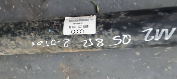 фото №8, Q5 8r вал приводной кардан 2.0 tdi механическая коробка передач 8r0521101d