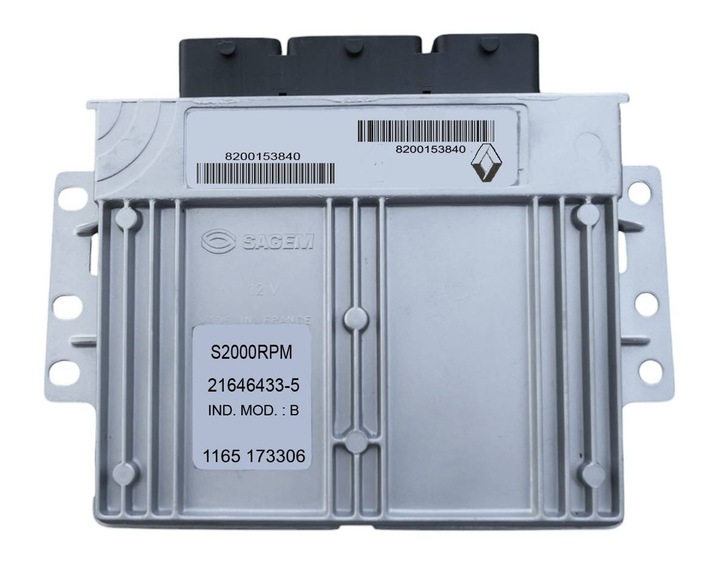 фото №1, Renault clio ii 2002 з спереди блок управления / модуль ecu