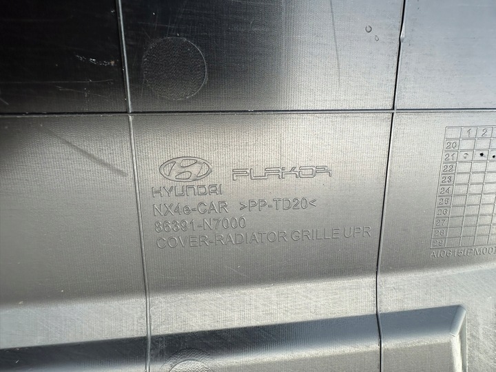 фото №14, Hyundai tucson iv 4 20r- решётка радиатора решётка радиатор + маскировочная накладка 86391-n7000