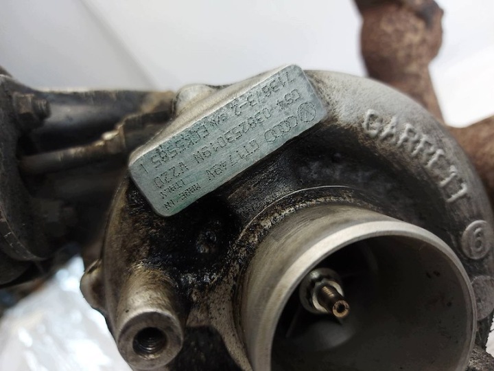 фото №10, Турбина турбонагнетатель 038253019n 713673-2 vw audi seat skoda 1.9 tdi