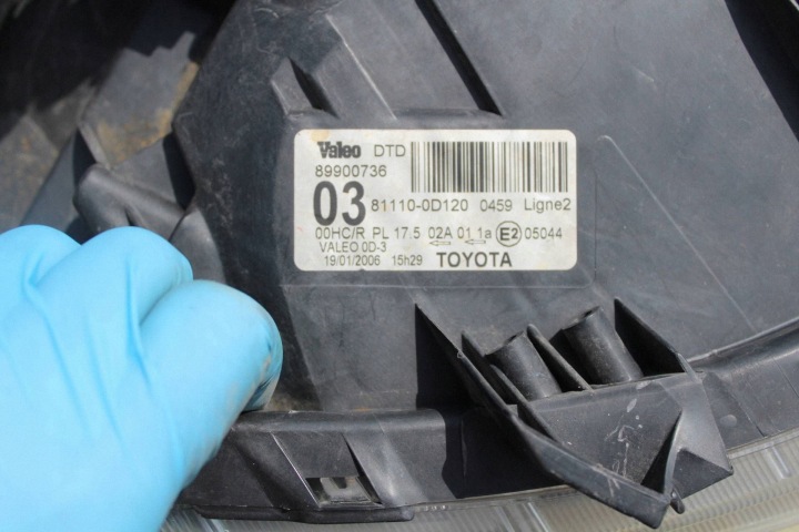 фото №6, Фара права праве перед toyota yaris ii 05-08r європа
