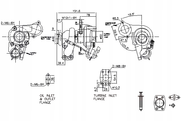 фото №2, Турбонагнітач ds ds 3 citroen berlingo berlingo multispace berlingo