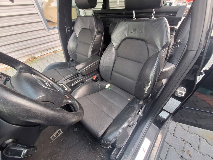 фото №14, Сиденья комплект левый правые диван зад + обшивки audi a4 b7 s-line универсал