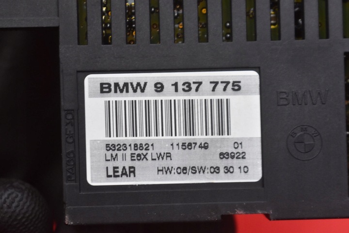 фото №8, Блок керування модуль світла 9137775 bmw e60 e61 2.0 d 163 km 03-07
