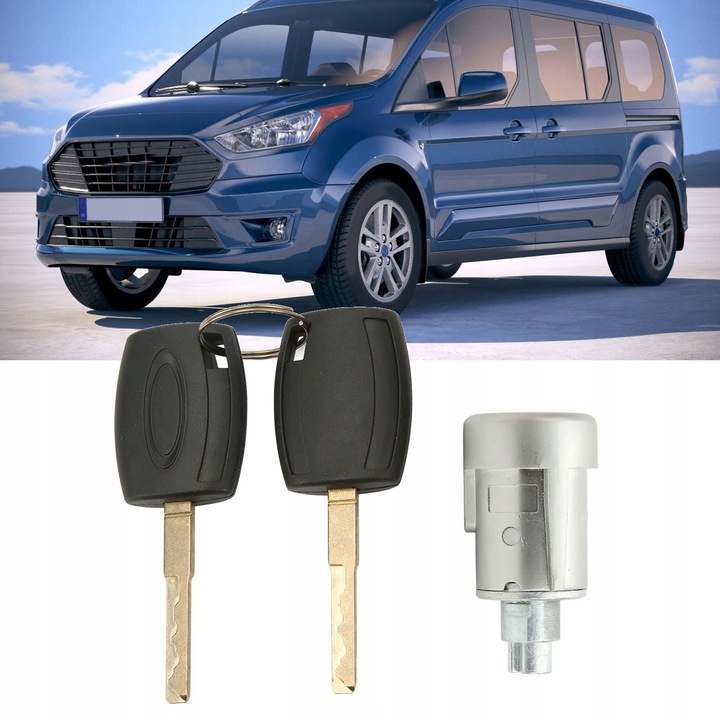 фото №11, Замок зажигания з 2 ключами 1926227 заменитель для forda transita mk8