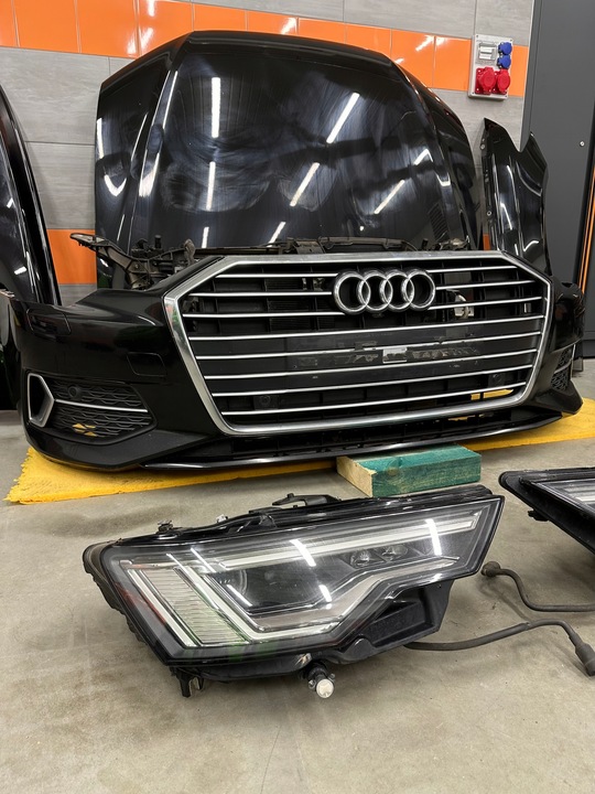 фото №13, Бампер перед переднє pas радіатор audi a6 c8 s-line 2.0 tdi ly9b повний led