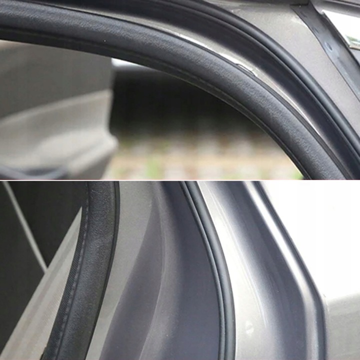 фото №10, Стрічка ущільнювальна прокладка b do двері автомобіль шумопоглинаюча гнучка 5m