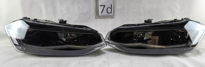фото №1, Vw polo 2g полный led левый правый фара лампа 2g1941035h 2g1941036h