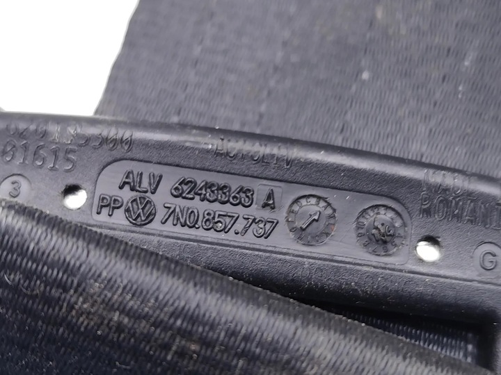 фото №7, Skoda octavia pas безопасности сиденья заднего зад левый 2015 estate 4/5dr