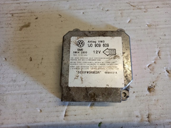 фото №1, Модуль датчик подушка безопасности vw golf iv 1j0909609