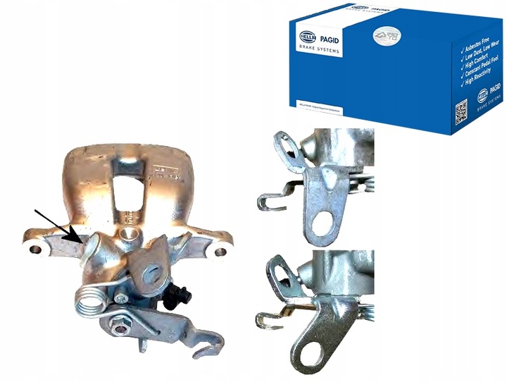 фото №1, Супорт гальмівний hella pagid 1z0615424 m