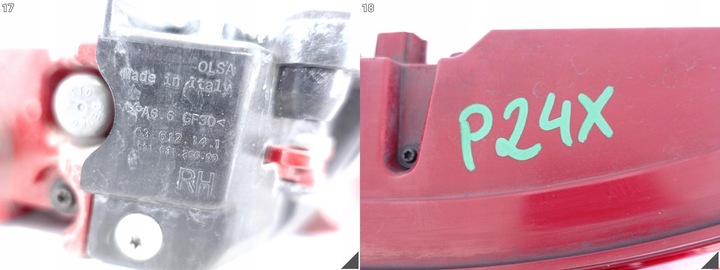 фото №12, Porsche 991 рестайлінг turbo / gt3 mk2 16-19 лампа led права зад європа темне