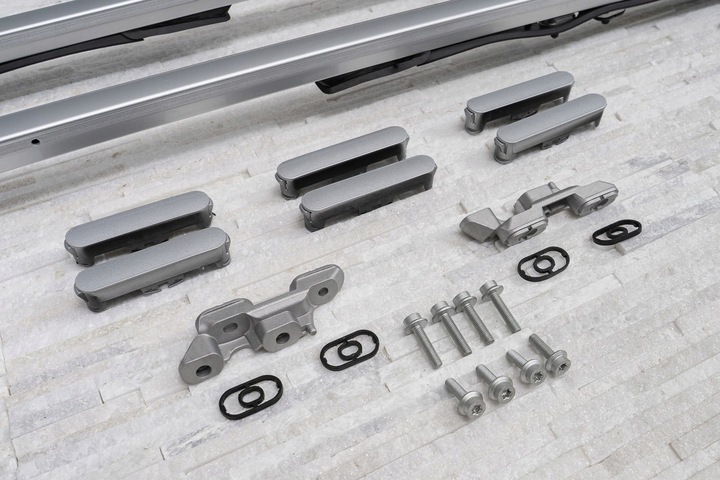 фото №7, Land rover discovery 5 l462 17+ рейлінги дахові сріблястий стиль oem vplrr0156