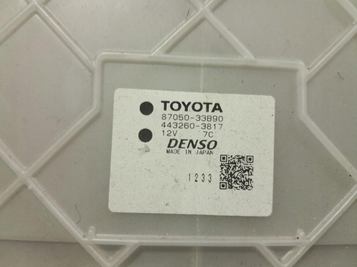 фото №7, Toyota camry viii xv70 17- обігрівач 87050-33b90 87010-33e10