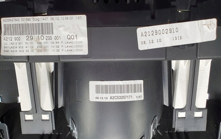 фото №6, Спидометр приборы mercedes w207 cgi a2129002910 евро