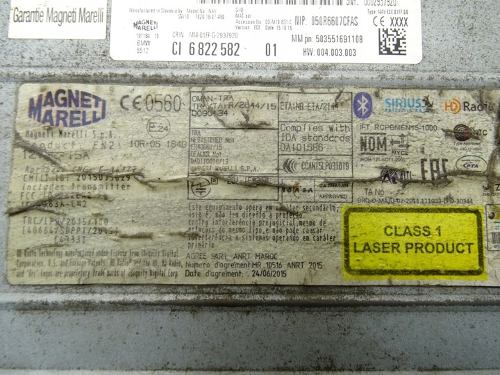 фото №7, Радіо навігація навігація 6822582 bmw f30 f31 f10 f11 f20 f21