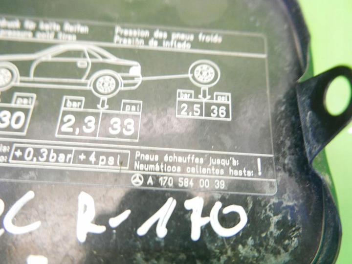 фото №9, Крышка заливка топлива 197 mercedes r170 slk 96-00
