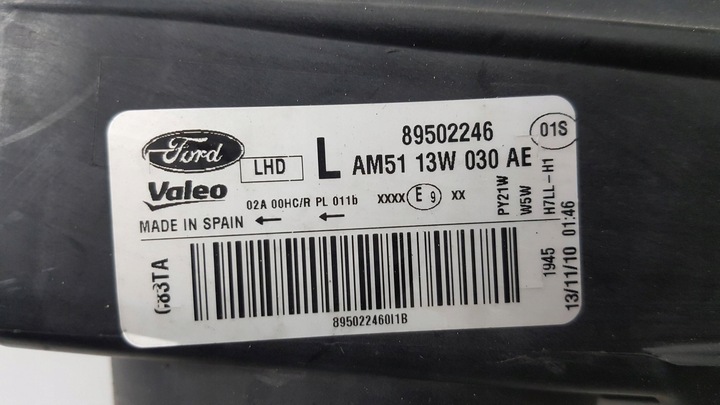 фото №9, Ford c-max ii 10-14 лампа лівий перед eu