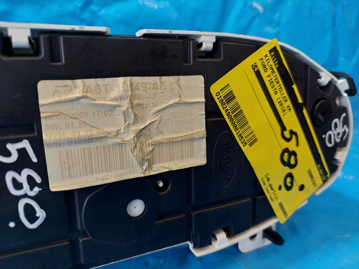 фото №9, Спідометр  манометр fiesta mk 7 1.25 b 8a6t10849ae