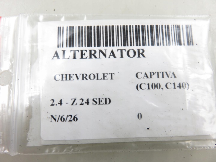 фото №8, Генератор chevrolet captiva 2.4 13500331 2605325a