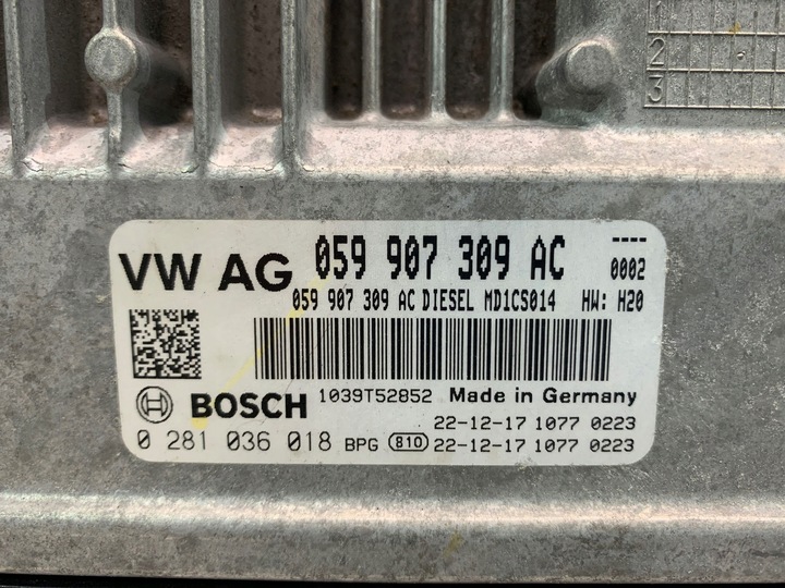 фото №6, Audi a8 d5 50tdi блок керування модуль двигуна 059907309ac