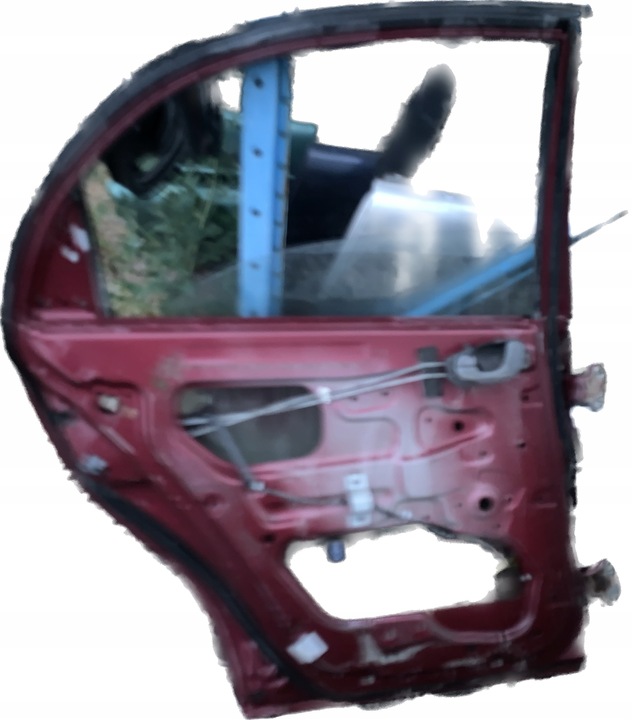 фото №8, Daewoo lanos двері ліві праві зад бордовий 74u