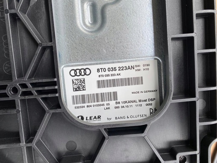 фото №16, Озвучивание audi a4 b8 универсал bang & olufsen